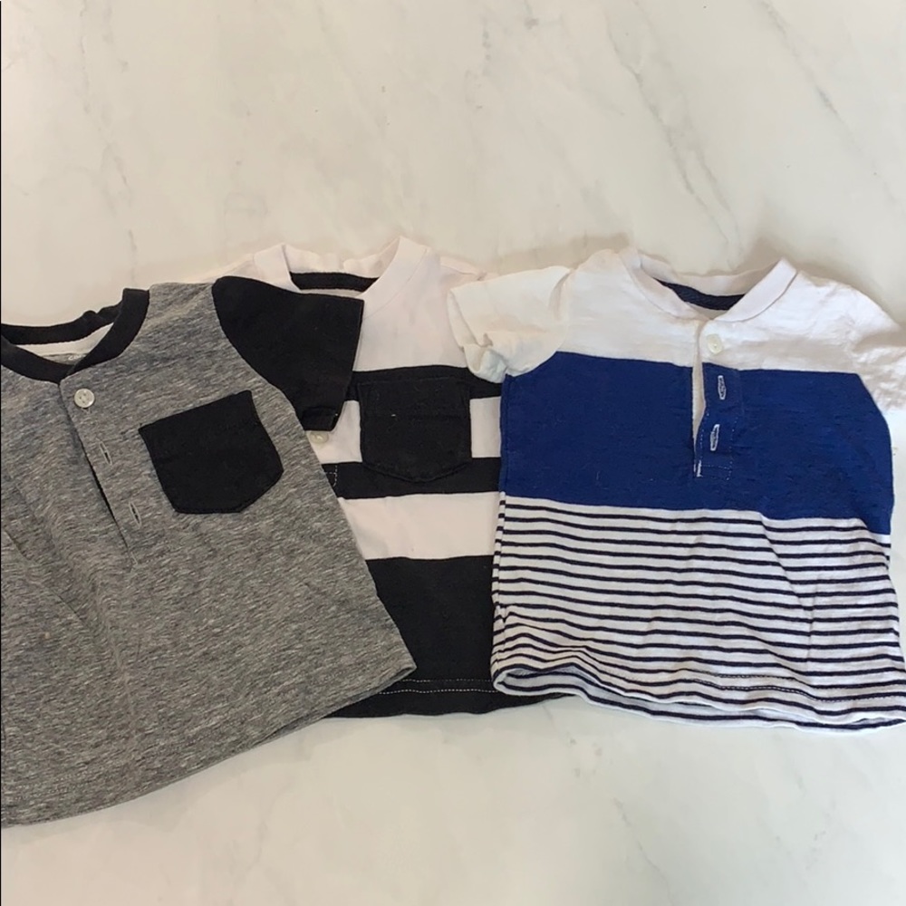 Baby boys 3 pack shirts